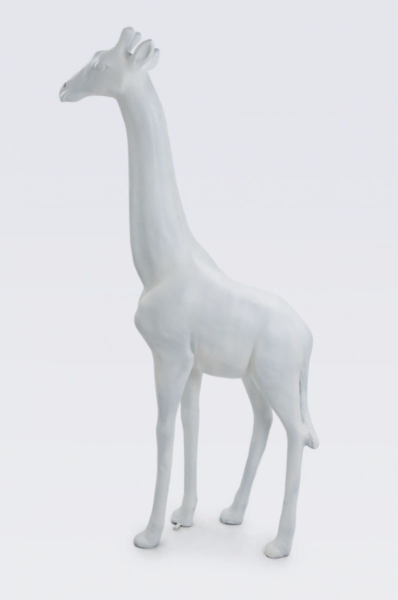 Elegante Pop Art, Lebensgroße 205 cm Giraffe, Designer Hochglanz, - obrazek 2