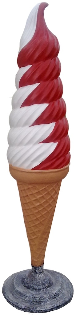 Werbefigur / Gastronomie - Eis in XXXL - 200 cm - Eiswaffel