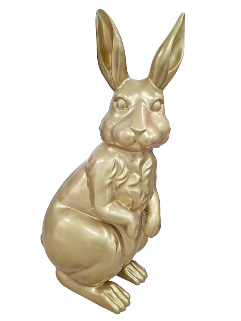 Osterhase XXXL Hase 220 cm Hochglanz Ostern
