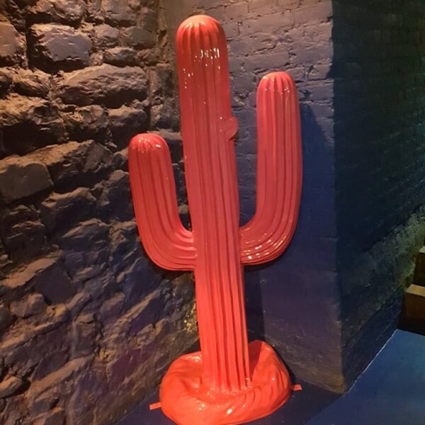 Kaktus Prärie -  Pop Art - Designer Hochglanz - 188 cm