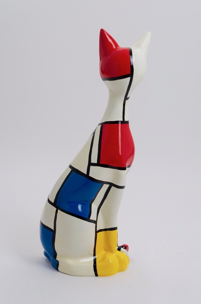 XL Katze Kunstbemalung, Pop Art - Designer Hochglanz - obrazek 2