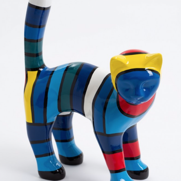 XL Katze , Pop Art - Designer Hochglanz