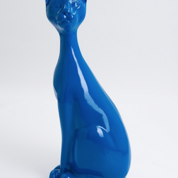 XL Katze Kunstbemalung, Pop Art - Designer Hochglanz