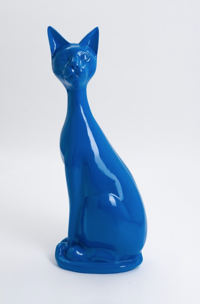 XL Katze Kunstbemalung, Pop Art - Designer Hochglanz