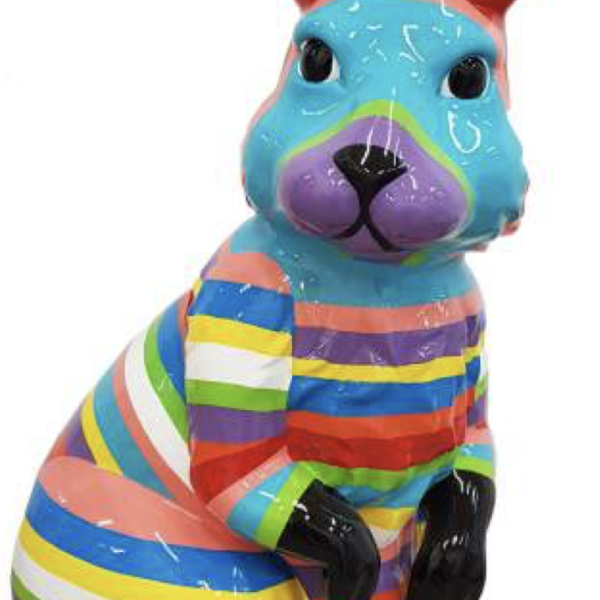 Osterhase XXXL Hase 220 cm Hochglanz Lack Ostern