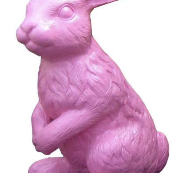 Osterhase XL Hase 120 cm Lack Ostern