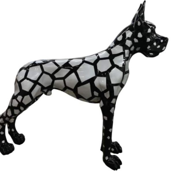 Deutsche Dogge , Hund Pop Art - Designer Hochglanz