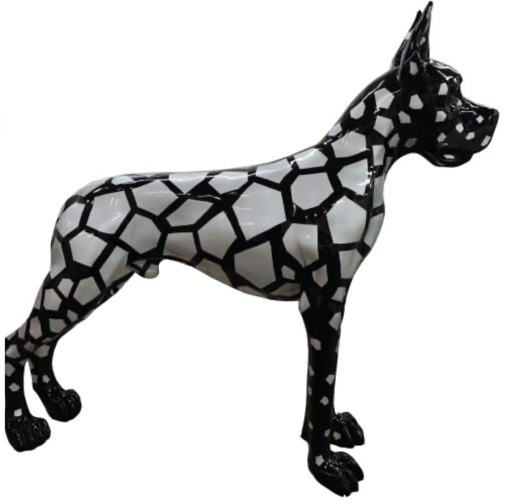 Deutsche Dogge , Hund Pop Art - Designer Hochglanz