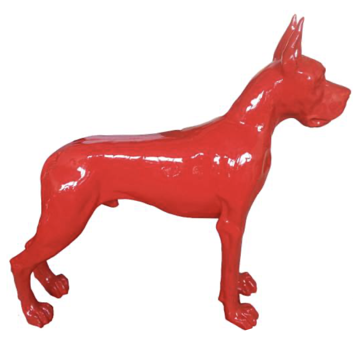 Deutsche Dogge , Hund Pop Art - Designer Hochglanz