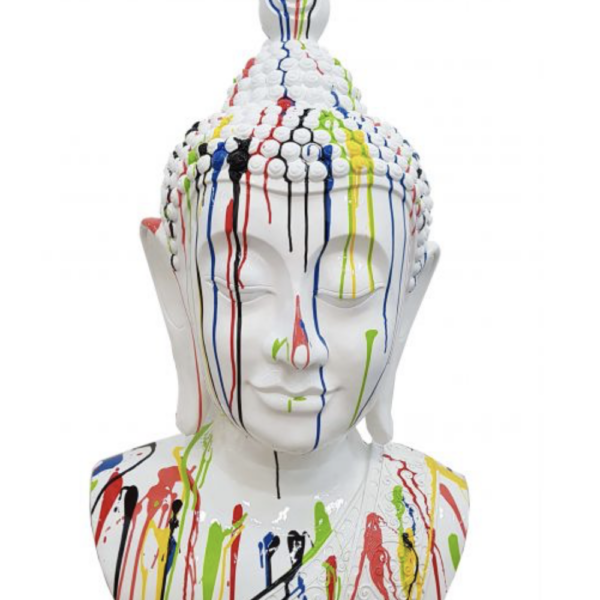 PopArt Buddha - KOPF XXL - 117 cm  - DESIGN - Hochglanz