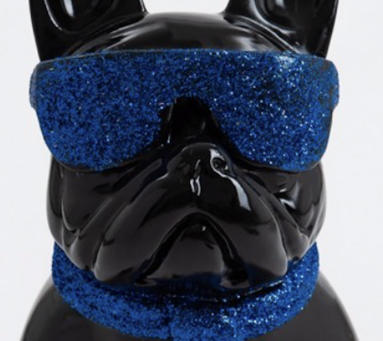 XXL Französische Bulldogge mit DISCO-Brille, Pop Art - Designer Hochglanz - obrazek 2