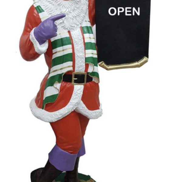 Weihnachtsmann - XXL 190 cm  - Weihnachtszeit - Werbung