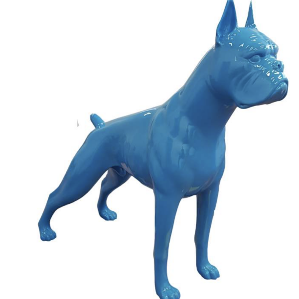 Boxer Hund  -  Pop Art - Designer Hochglanz XXXL 190 cm