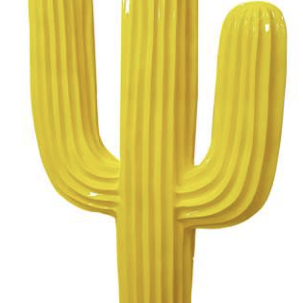 Kaktus Prärie -  Pop Art - Designer Hochglanz - 188 cm