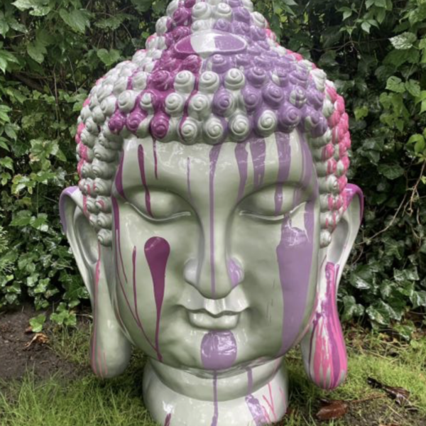 Buddha - KOPF XXL - 100 cm  - Feng Shui - PopArt