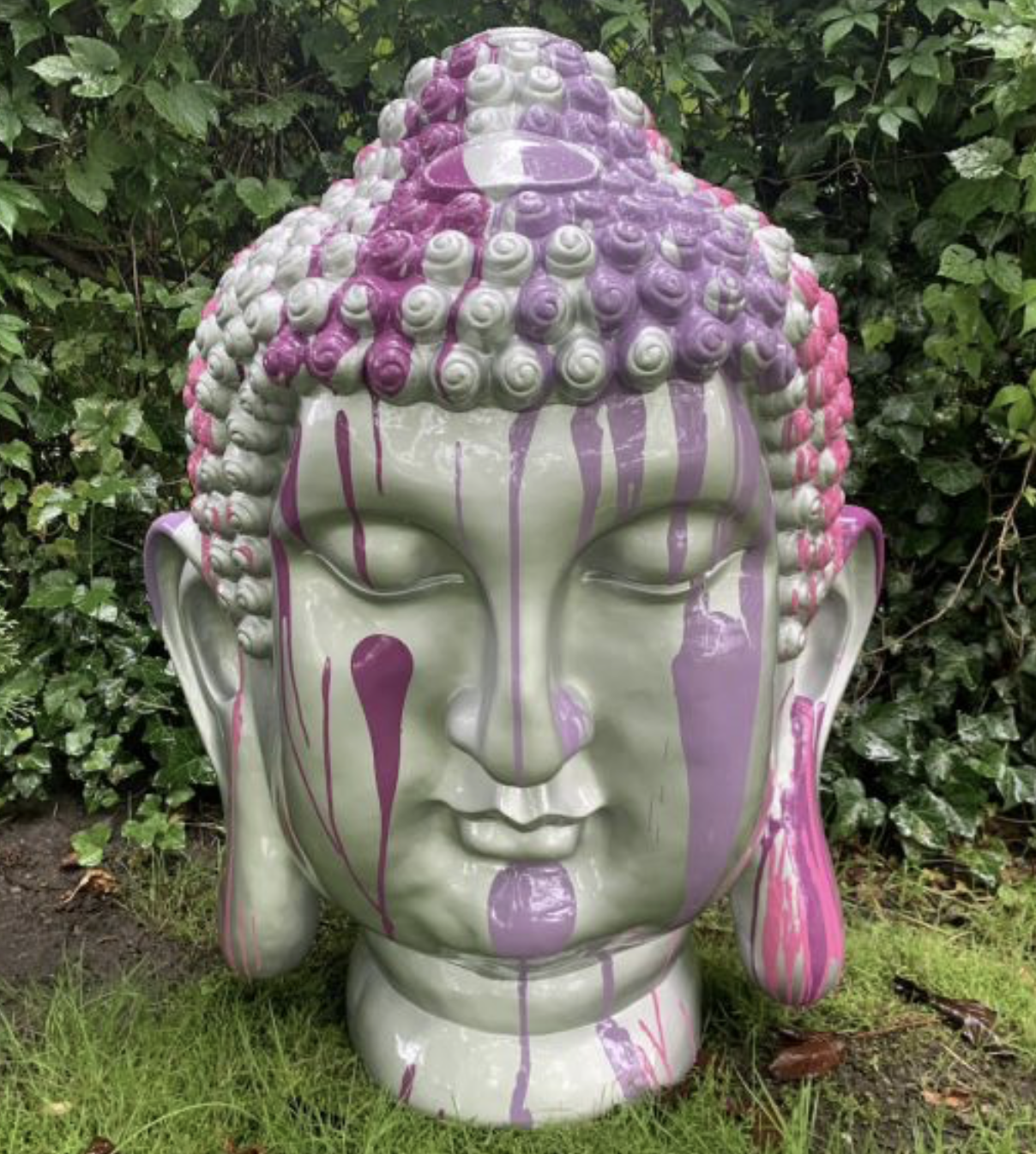 Buddha - KOPF XXL - 100 cm - Feng Shui - PopArt