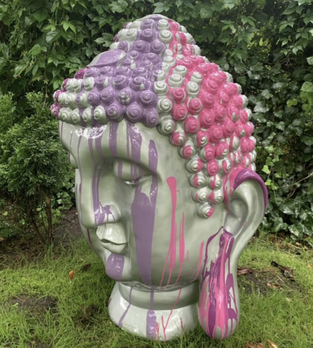 Buddha - KOPF XXL - 100 cm - Feng Shui - PopArt - obrazek 2