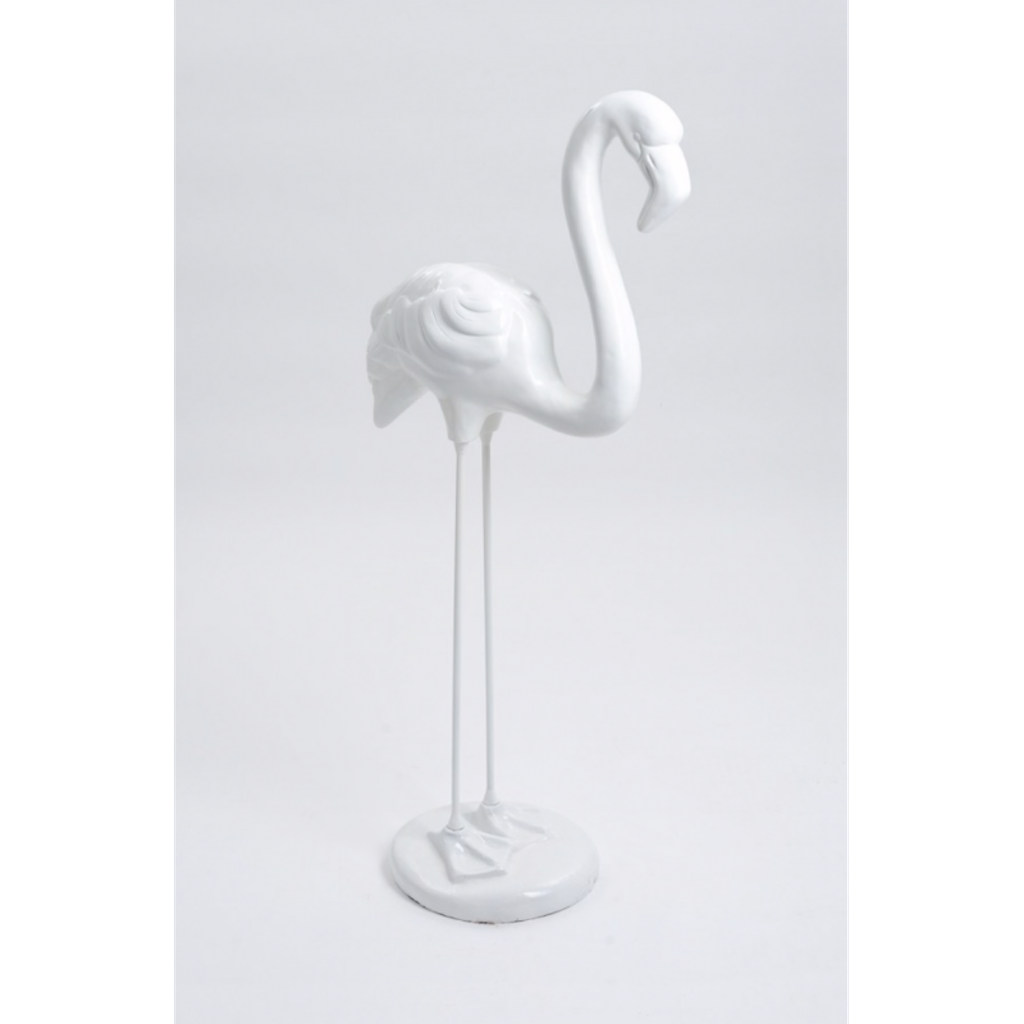 Flamingo mit Metallbeinen - Pop Art - Designer Hochglanz - obrazek 3
