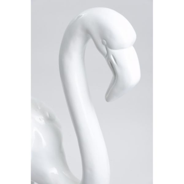 Flamingo mit Metallbeinen -  Pop Art - Designer Hochglanz