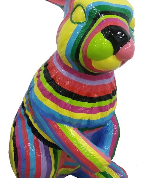 Osterhase  Hochglanz  XL Hase 120 cm Lack Ostern