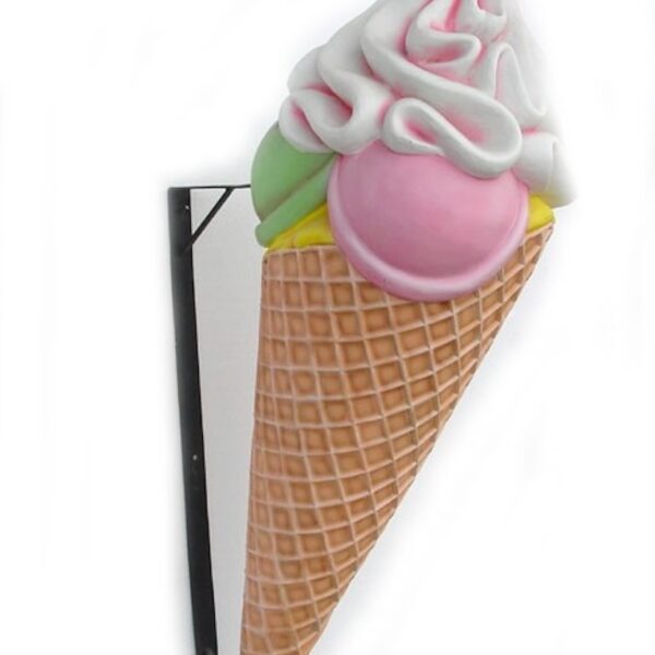 Werbefigur /  Gastronomie   -  Eis in XXL  -  110 cm  -  Eiswaffel