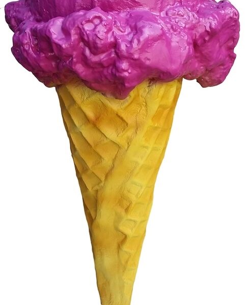 Werbefigur /  Gastronomie   -  Eis in XXL  -  110 cm  -  Eiswaffel