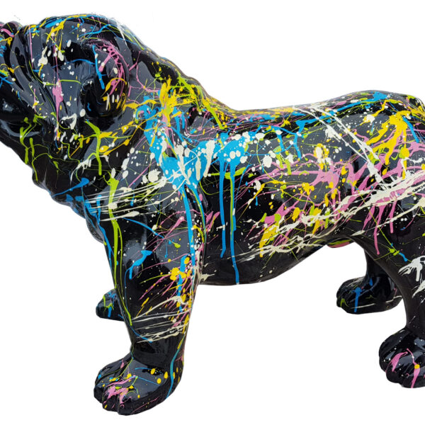 XXXL Englische Bulldogge - Pop Art - Designer Hochglanz