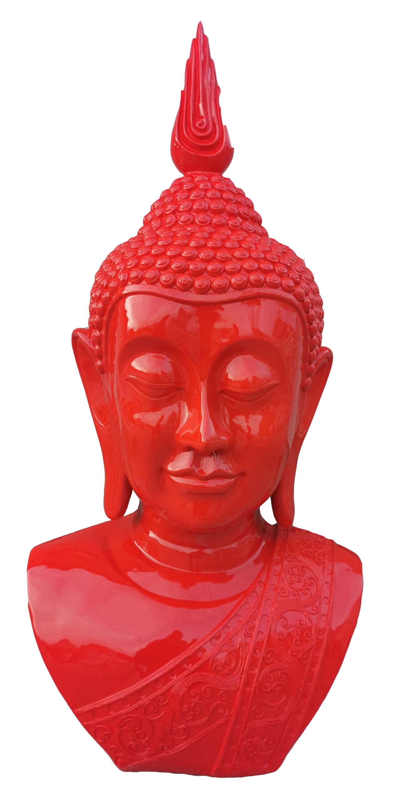PopArt Buddha - KOPF XXL - 117 cm - DESIGN - Hochglanz - Buddha Feng Shui - obrazek 2