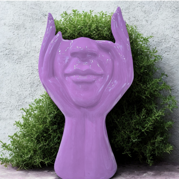 Große Figur oder Blumentopf  -  Designer Hochglanz  -  120 cm