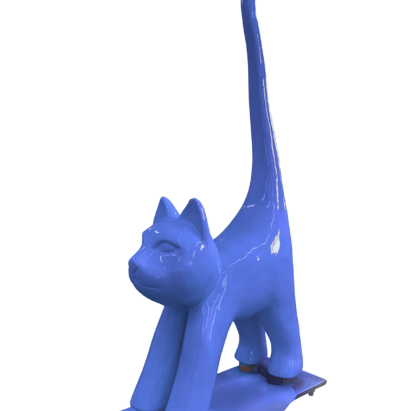 XXXL Katze Kunstbemalung, Pop Art - Designer Hochglanz