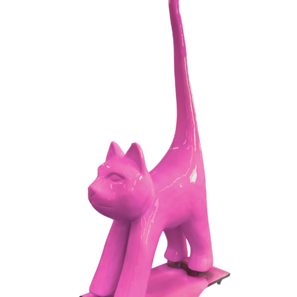 XXXL Katze Kunstbemalung, Pop Art - Designer Hochglanz