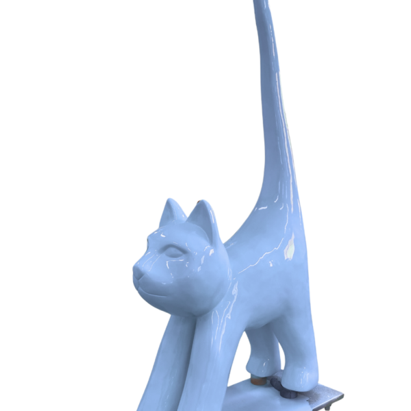 XXXL Katze Kunstbemalung, Pop Art - Designer Hochglanz