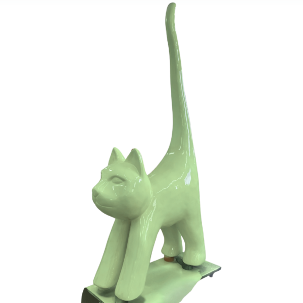 XXXL Katze Kunstbemalung, Pop Art - Designer Hochglanz