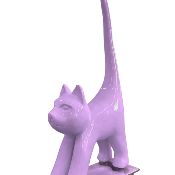 XXXL Katze Kunstbemalung, Pop Art - Designer Hochglanz