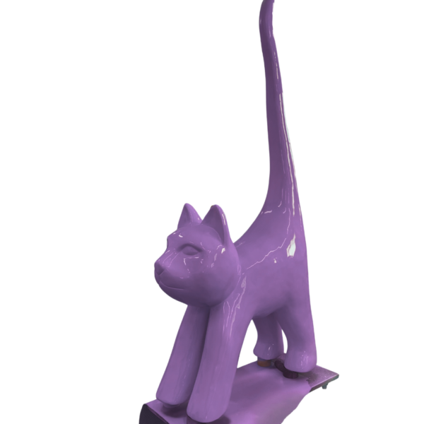 XXXL Katze Kunstbemalung, Pop Art - Designer Hochglanz