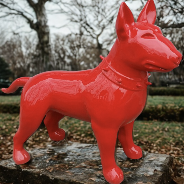 XL Bull Terier  - Pop Art - Designer Hochglanz - 116 cm