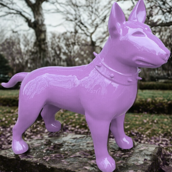 XL Bull Terier  - Pop Art - Designer Hochglanz - 116 cm