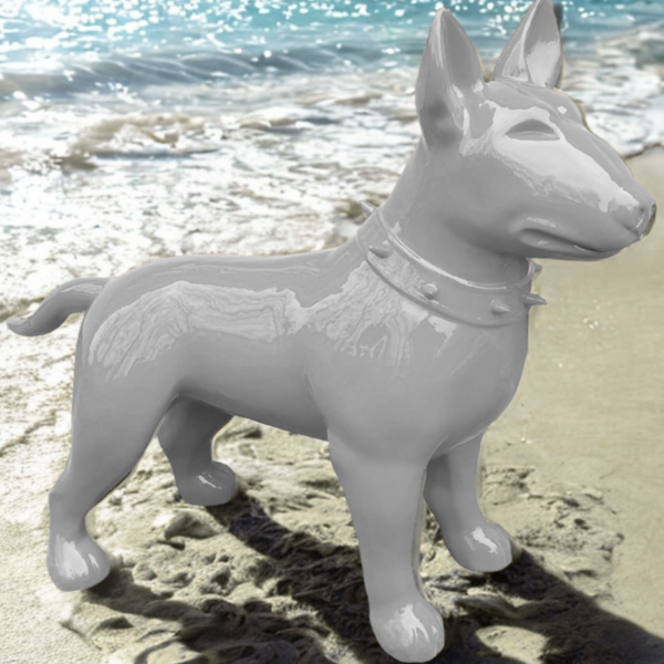 XL Bull Terier  - Pop Art - Designer Hochglanz - 116 cm