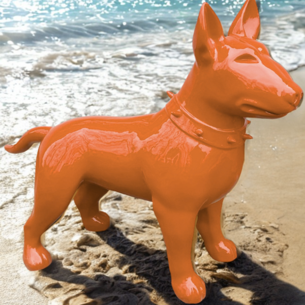 XL Bull Terier  - Pop Art - Designer Hochglanz - 116 cm