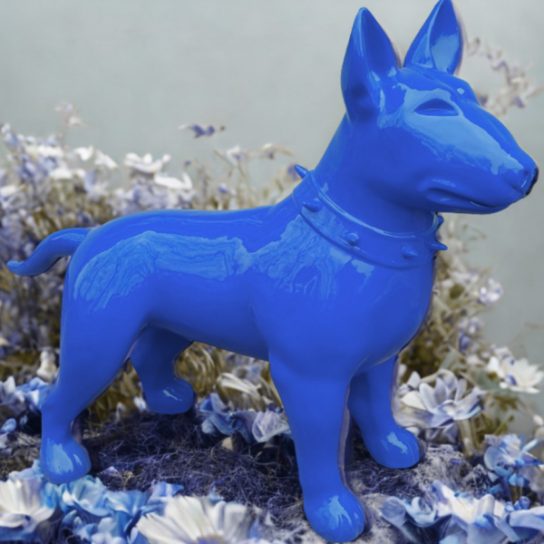 XL Bull Terier  - Pop Art - Designer Hochglanz - 116 cm