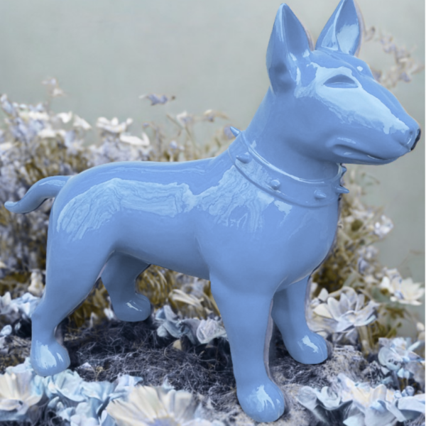 XL Bull Terier  - Pop Art - Designer Hochglanz - 116 cm