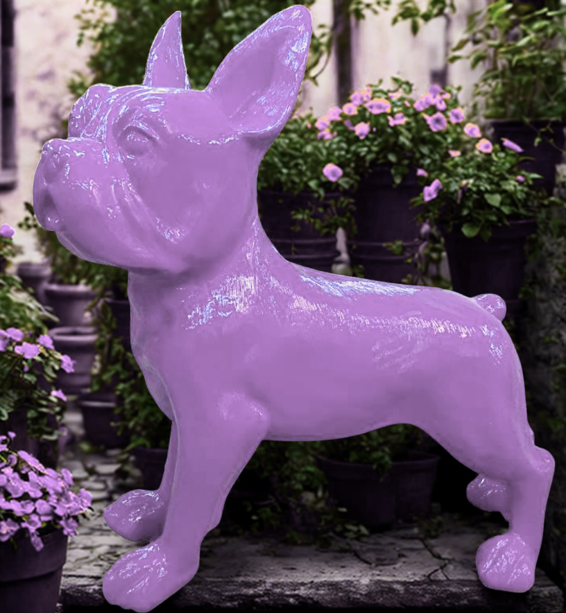 XXXL Französische Bulldogge - Pop Art - Designer Hochglanz