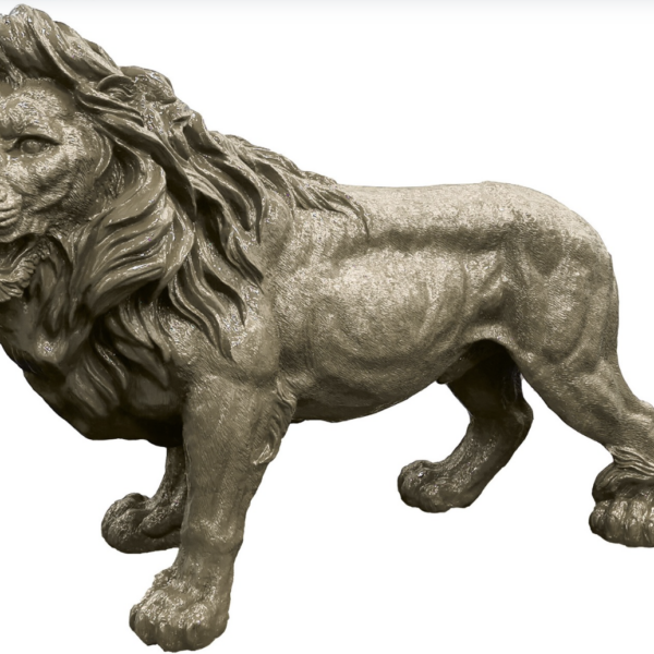 Lebensgroße Löwe -  Designer Hochglanz - Pop Art