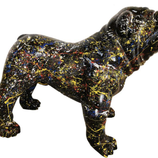 XXXL Englische Bulldogge - Pop Art - Designer Hochglanz