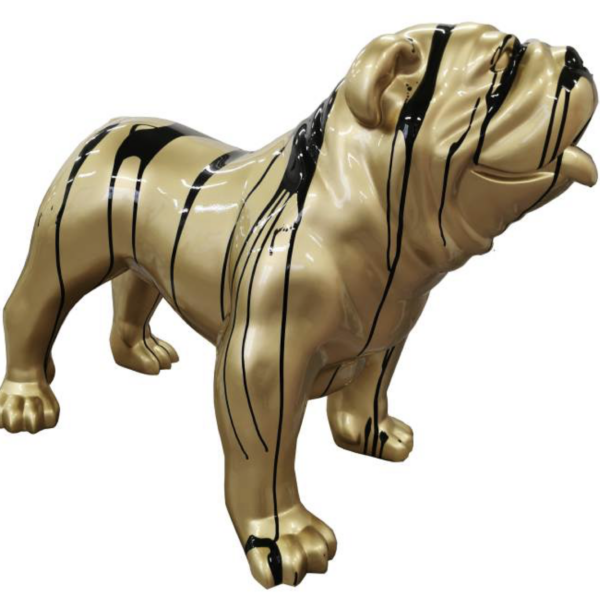 XXXL Englische Bulldogge - Pop Art - Designer Hochglanz