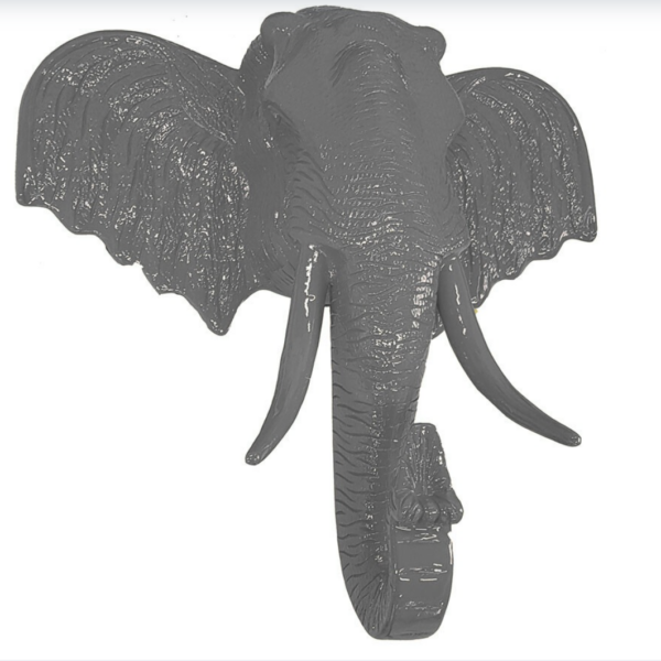 Abstrakte Elefantenkopf  -  Designer  Hochglanz Lack