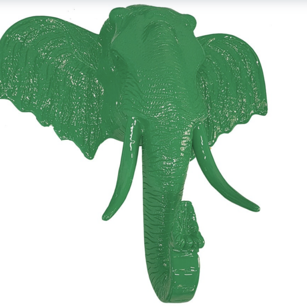 Abstrakte Elefantenkopf  -  Designer  Hochglanz Lack