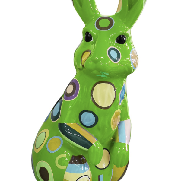 Osterhase XXXL Hase 220 cm Hochglanz Lack Ostern