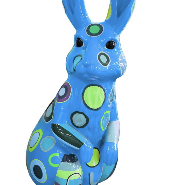 Osterhase XXXL Hase 220 cm Hochglanz Lack Ostern