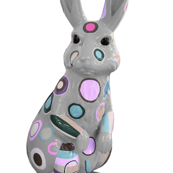 Osterhase XXXL Hase 220 cm Hochglanz Lack Ostern